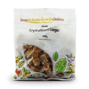 Organic Crystallised Ginger 1kg