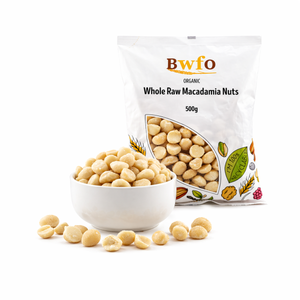 Organic Whole Raw Macadamia Nuts 500g