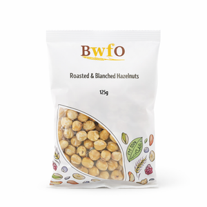 Hazelnuts Whole, Roasted & Blanched 125g