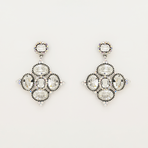 Oval Drop Earrings