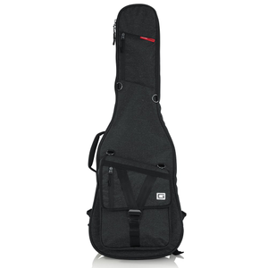 Gator GT-ELECTRIC-BLK Transit Series Electric Guitar Gig Bag w/ Charcoal Black Exterior