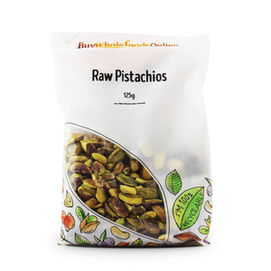 Pistachio Nuts, Raw 125g