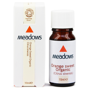 Organic Orange (Sweet) Essential Oil (Meadows Aroma) 10ml
