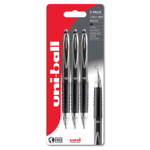Uni-ball Signo 207 Rollerball Pen Three-Pen Set