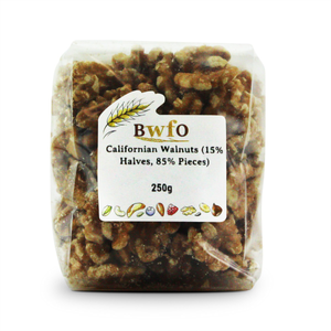 Walnuts Californian (15% Halves, 85% Pieces) 250g
