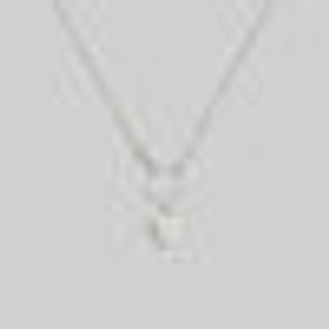 VALENTINA. Multi Heart Charm Clasp Necklace - Silver - Silver