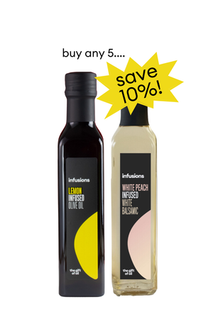 Any 5 x 250ml infused olive oils &/or infused balsamics