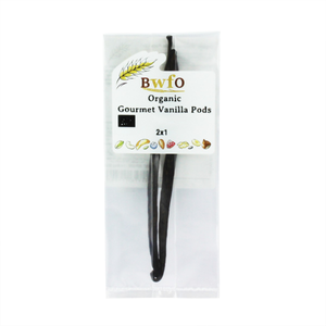 Organic Madagascan Bourbon Vanilla Pods 2x1