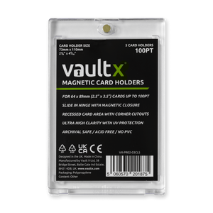 Vault X - Magnetic Card Holders 100pt (5 Pack)