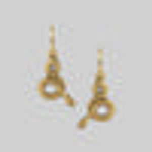 MOIRA. Snake Wrap Hoop Earrings - Gold - Gold