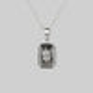HEART KEEPER. Anatomical Heart Under Glass™ Necklace - Silver - Silver