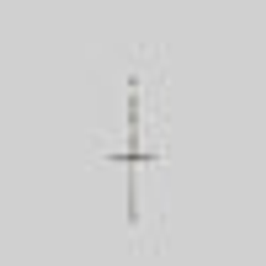 ELYSIAN. Black Spinel Dagger Hoop Earrings - Silver