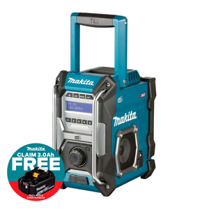 Makita MR003GZ 12V/14.4V/18V/40V Max XGT, LXT & CXT DAB+ Digital Jobsite Radio (Body Only)