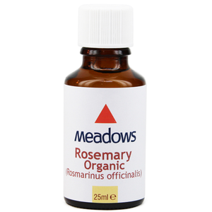 Organic Rosemary Essential Oil (Meadows Aroma) 25ml