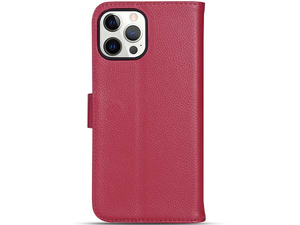 Premium Leather Wallet Case for Apple iPhone 14 Pro - Pink