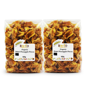 Organic Dried Pineapple Pieces 1kg