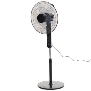 HOMCOM Pedestal Fan 124 cm Black 824-013V70 44.5 cm Diameter