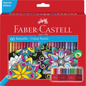 Faber-Castell Special Edition Colouring Pencils Assorted Pack of 60 