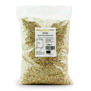 Organic Jumbo Oats (Gluten Free) 25kg Bulk