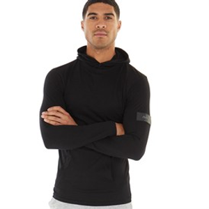 Avant Garde Mens Collusive Hooded Top Black