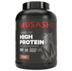 Musashi High Protein (2kg / 44 Serves Chocolate Milkshake)