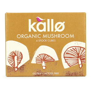 Organic Mushroom Stock Cubes (Kallo) 66g