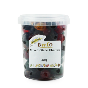 Glace Cherry Medley (Four Colours) 400g