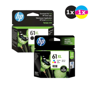 HP 61XL Black and Colour Ink Cartridge Combo Pack