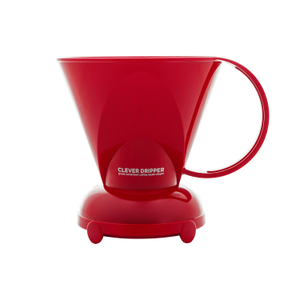 Clever Dripper - Zaparzacz L 500ml czerwony + 100 filtrów
