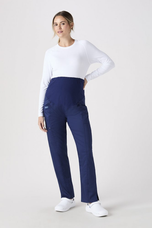 Cherokee Revolution Women's Maternity Pull-On Trouser, Navy