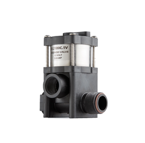 Electric Boom Shutoff Valve 12V 3/4" Inlet & 3/4" Bypass Outlet & 1/2" Boom Outlet 125 Max PSI