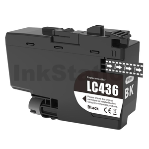 Compatible Brother LC-436BK Black Ink Cartridge - 3,000 pages