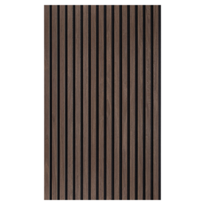 21mm Acoustic Black Felt Wall Panel Wenge 240x60cm