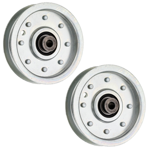 Flat Idler Pulley Set For Cub Cadet Craftsman Columbia 756-0627 756-0627D 956-0365 756-0627B | 2-PACK