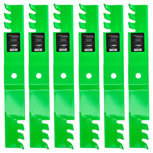 LawnRAZOR Toothed Blade For Cub Cadet Craftsman Columbia 02005019-X 02005019P-X 742-04415-X | 6-PACK