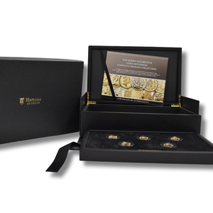 Queen Elizabeth II Gold Sovereign Designs Set (includes the 2017 Proof Sovereign and 2022 BU sovereign)