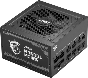 MSI MAG A750GL 750W 80 Plus Gold Rated ATX 3.0 PCIE5 Fully Modular Power Supply Unit