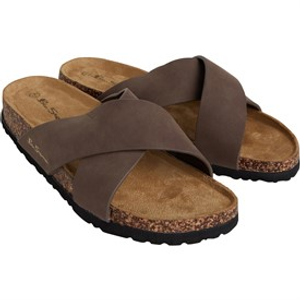 Ben Sherman Mens Hayling Cross Strap Sandals Brown