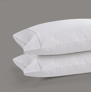 800 Thread Count Pair (2 Pillowcases) of Egyptian Cotton Cedarhurst Lux Buttery Smooth Pillowcases - Silver Dove Grey