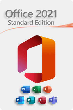 Microsoft Office 2021 Standard Lizenz für 3 PC