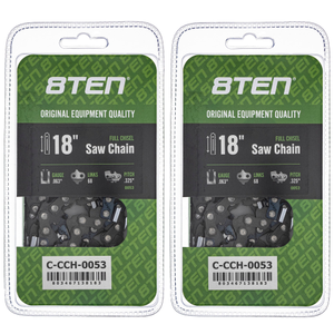 Chainsaw Chain 18 Inch .063 .325 68DL For Stihl Homelite 26RM368 22BPX068G 22LPX068G 36390050068 | 2-PACK