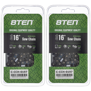 Chainsaw Chain 16 Inch .050 .325 66DL For Homelite Echo Husqvarna 501840666 581643666 501840866 | 2-PACK