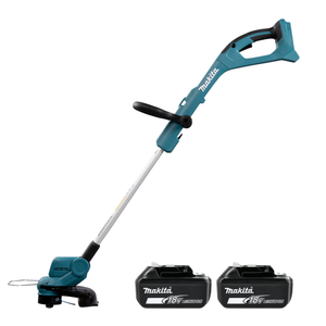 Makita DUR193Z 18V LXT Cordless 260mm Line Trimmer With 2 x 6Ah Batteries