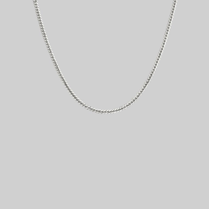 Fine Snake Chain Collar - Silver - Silver