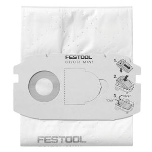 Festool 498410 Self Clean Filter Bag For CTL Mini Pack of 5