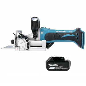 Makita Biscuit Jointer DPJ180Z 18V LXT Cordless With 100mm Blade With 1 x 5.0Ah Battery