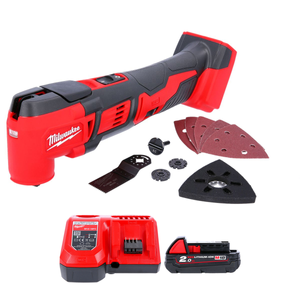 Milwaukee M18BMT M18 18V Compact Oscillating Multi Tool With 1 x 2.0Ah Battery & Charger