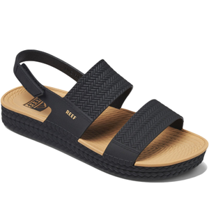 Reef Womens Water Vista Summer Sandals - 6 UK / Black/Tan