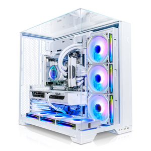 AWD-IT X= Xpanse White Ryzen 7 5700X, NVIDIA RTX 5060 8GB Windows 11 AI Desktop PC for Gaming