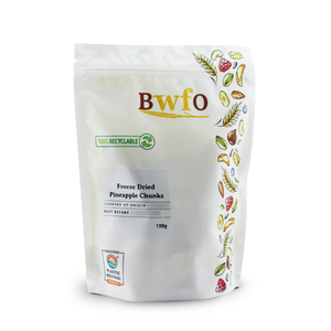Freeze Dried Pineapple Chunks 100g